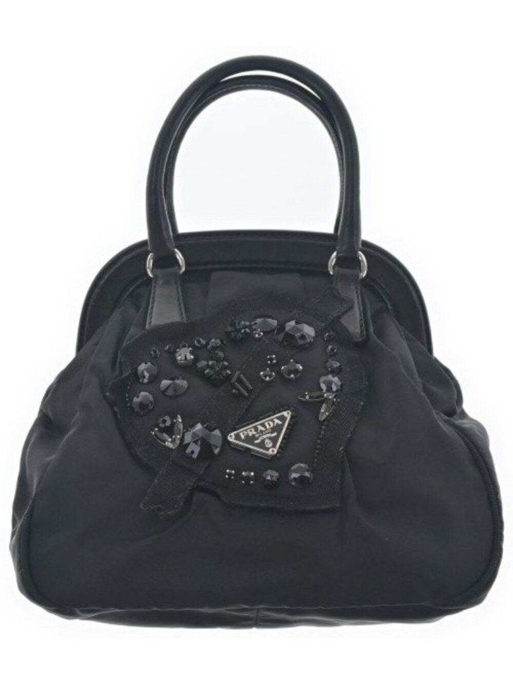 Prada Nylon Evening Heart Handbag